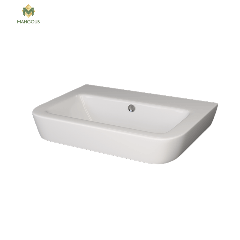 Bathroom sink sarreguemines mulan 65 cm white image number 0