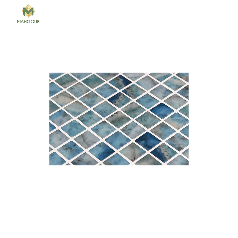 Mosaic tiles onix kara 31x46.7 cm blue image number 1