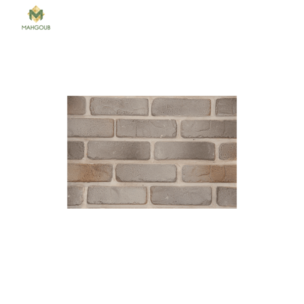Mahgoub Murano Stone Brick Rustic Gray B015