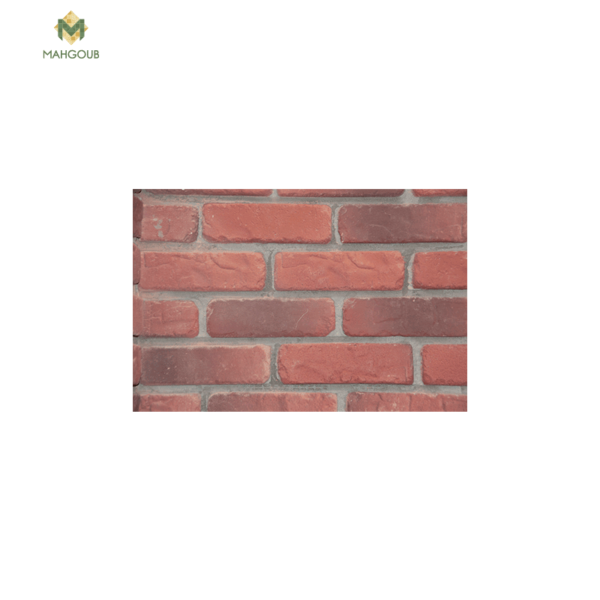 Mahgoub Murano Stone Brick Rustic Red B012