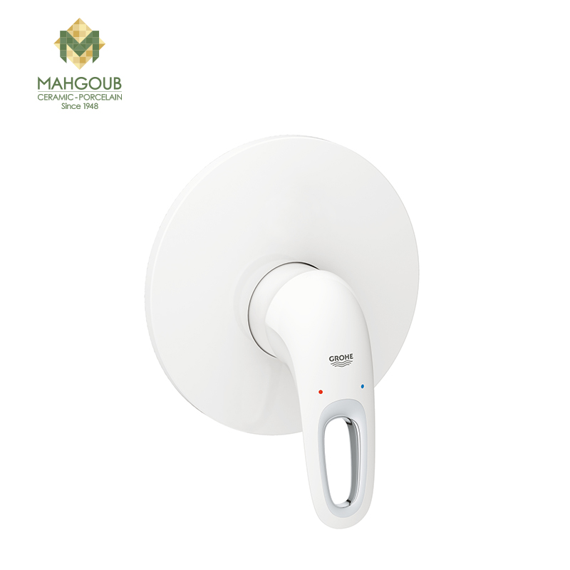 Buried shower mixer grohe eurostyle 2015 chrome x white - without concealed body image number 0