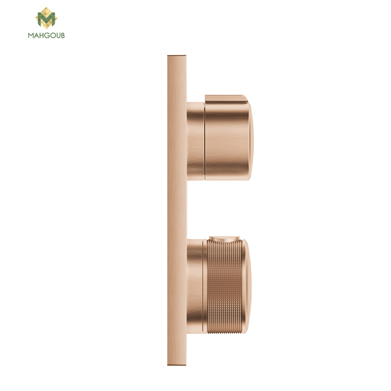 Buried Shower mixer face grohe allure thermostat without concealed body rose gold matt 19446DL2 image number 2