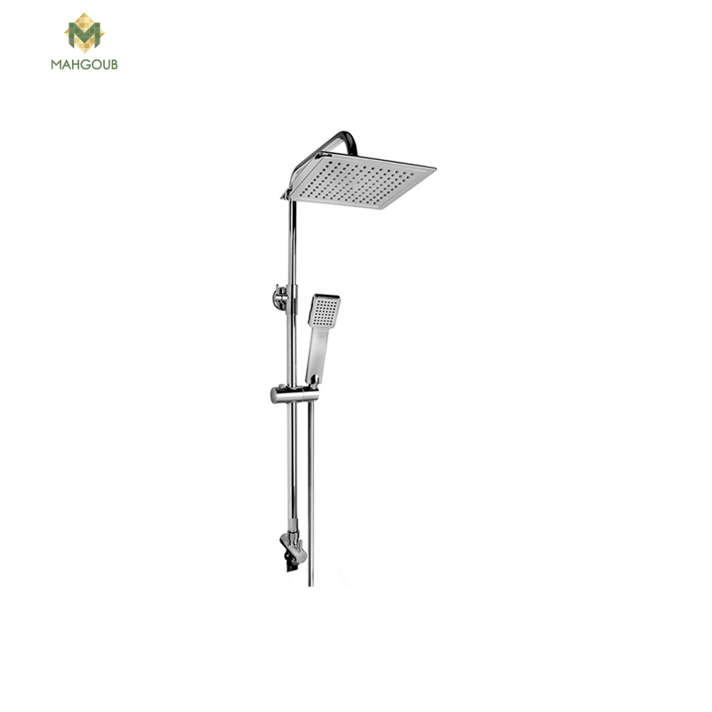 Shower bar gawad tresa shower head with hand square chrome GX-00131 image number 0