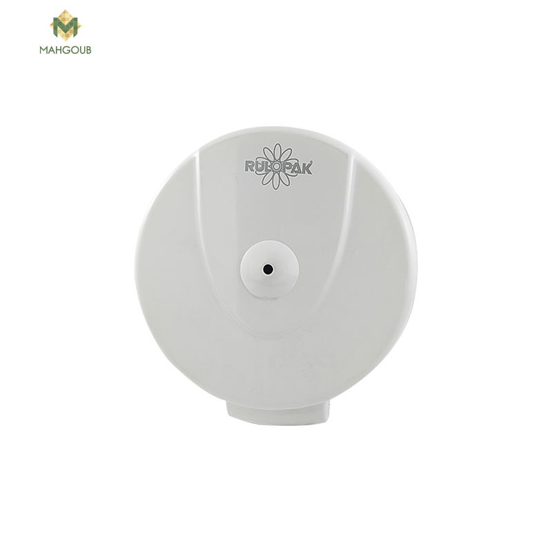 Toilet Paper Dispenser Rulopak Manual Pull White R1313 image number 1