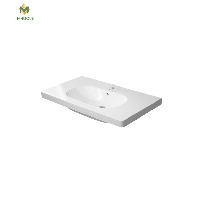 Bathroom sink for furniture unit duravit d 85 cm white image number 0