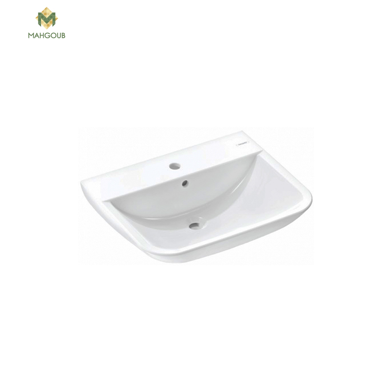 Bathroom sink hansgrohe creektide q 60 cm white image number 0