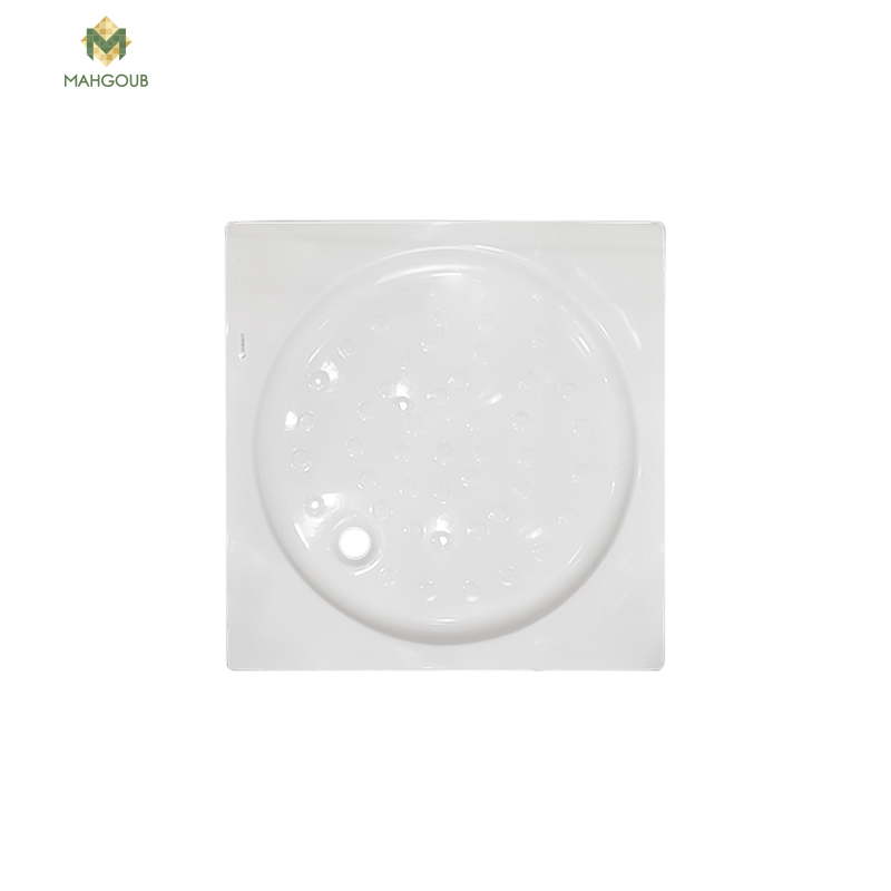 Shower tray duravit with side panel 90x90 cm white image number 0