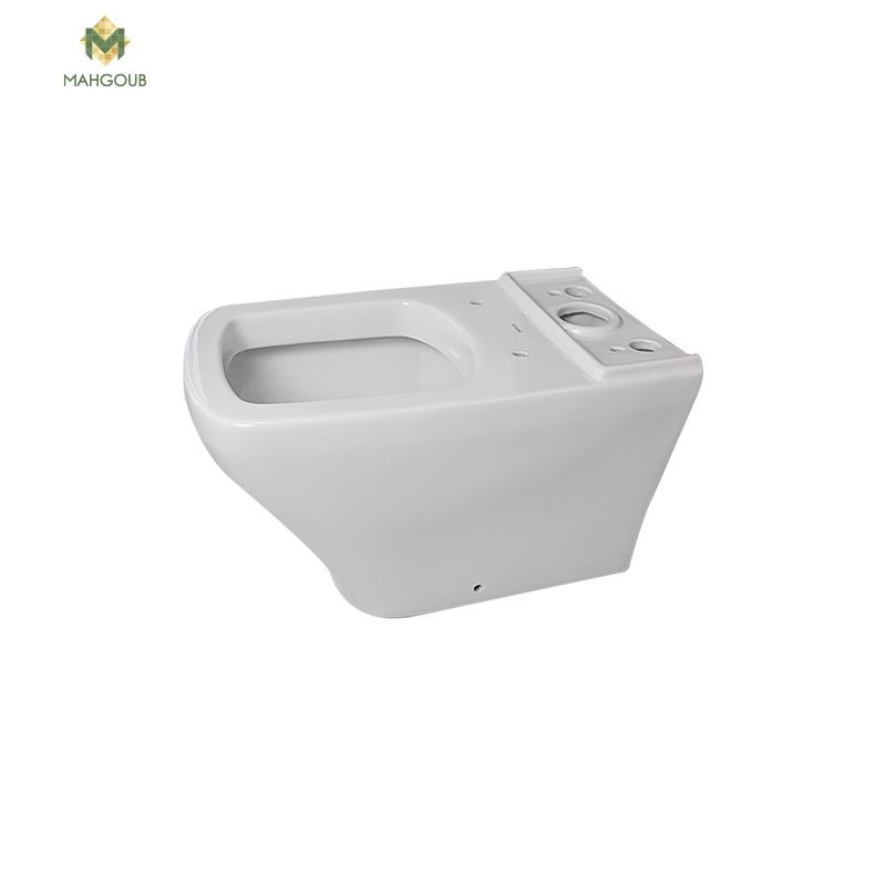 Toilet duravit dura style white sticking to wall image number 0