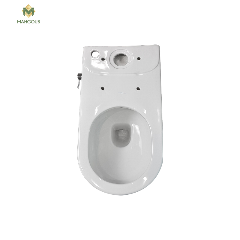 Floor standing toilet white ville round white hot and cold image number 1