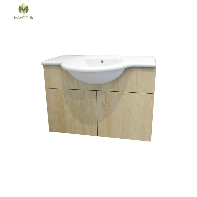 Bathroom furniture unit duravit darling 100 cm without basin oak image number 0