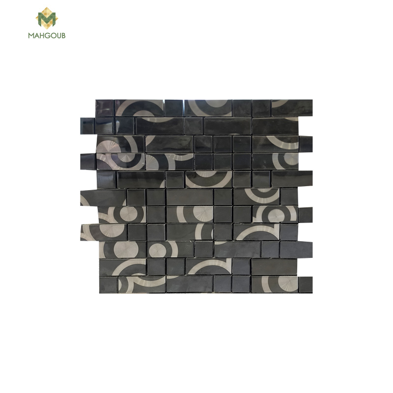 Mosaic tiles j 30 x 30 cm black image number 0
