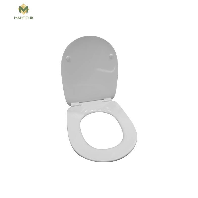 Soft close cover seat roca gap round white used with sticking to wall toilet image number 0