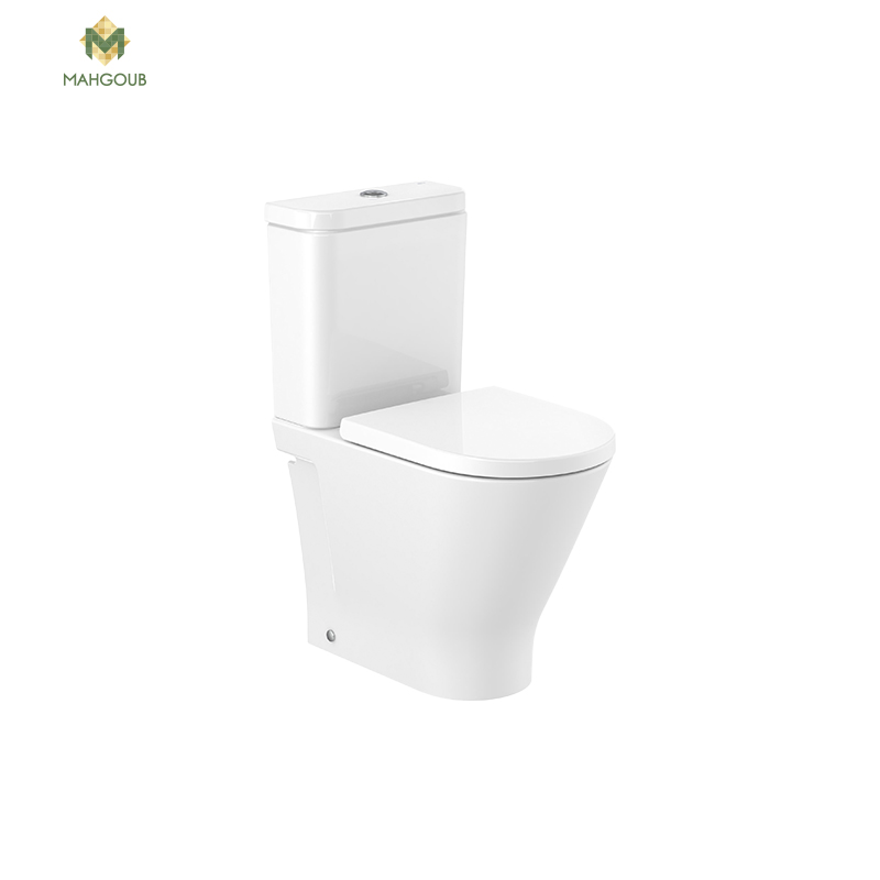 Sticking to wall toilet set roca gap round included toilet - cover seat - tank white