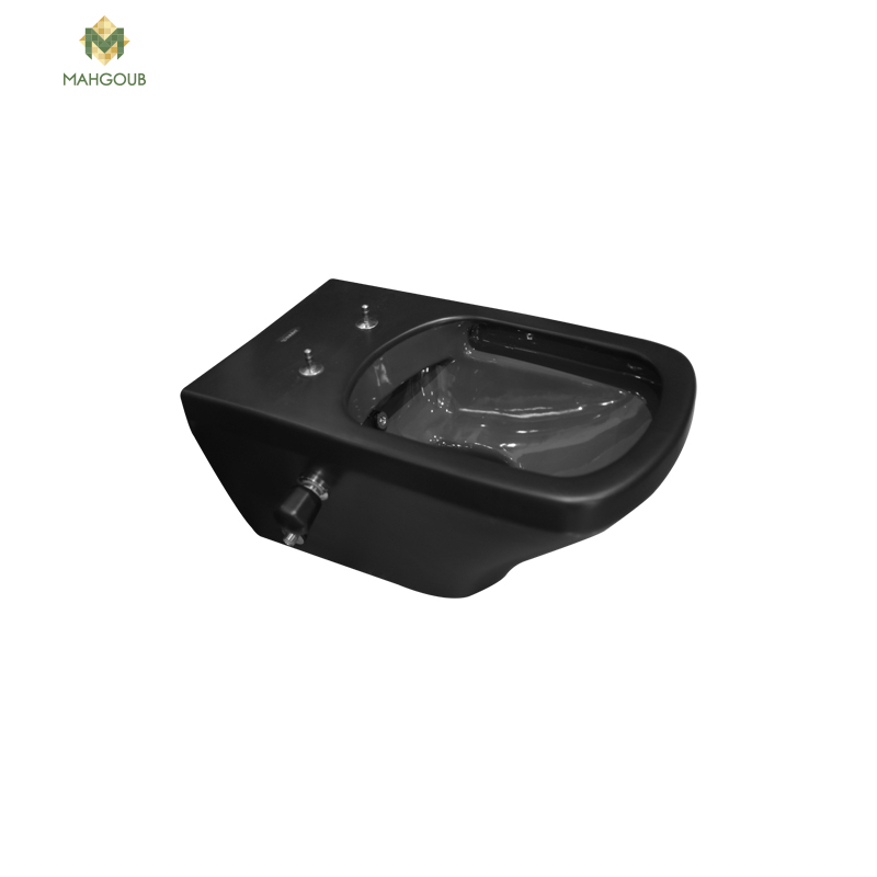 Wall mounted toilet duravit dura style black image number 0