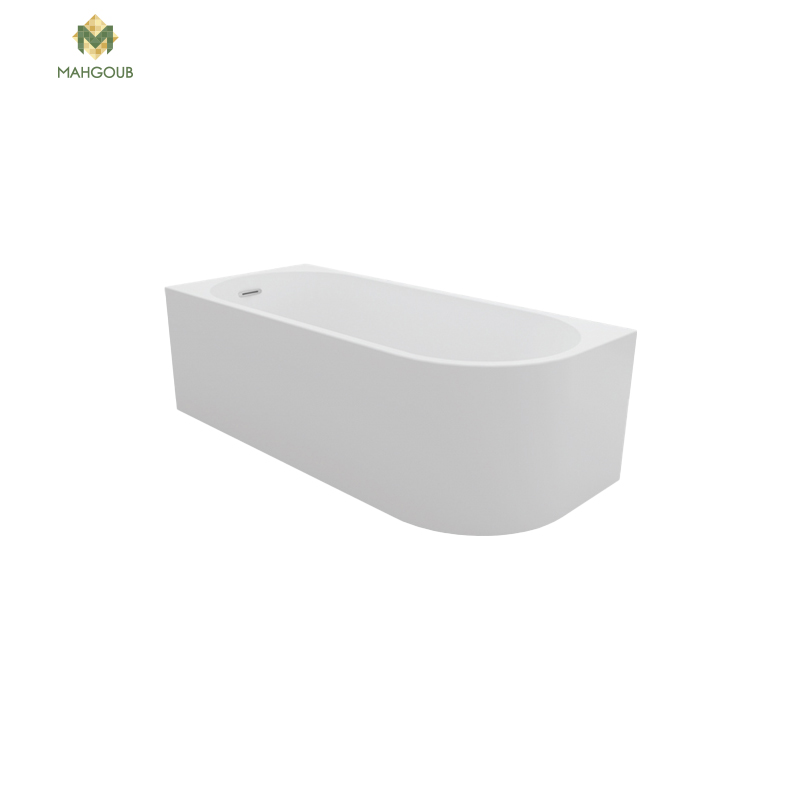 Bathtub with front panel sanipure claro left 170x75 cm white image number 0