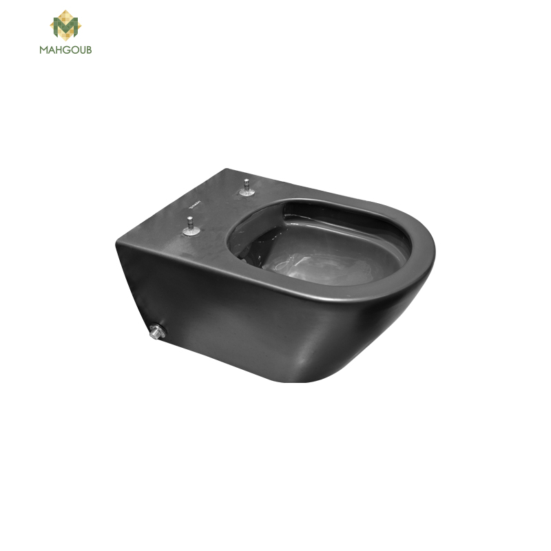Wall mounted toilet duravit d new black image number 0