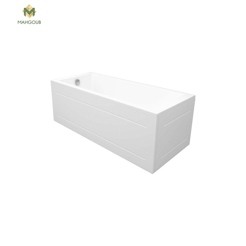 Bathtub with front panel sanipure neto 75x170 CM white image number 0