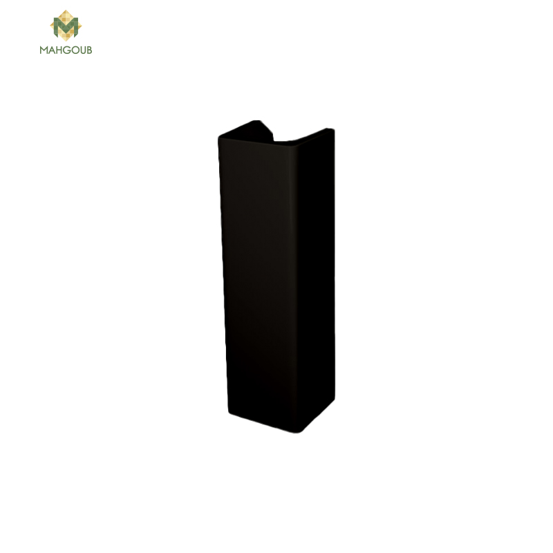 Basin pedestal sarreguemines strasbourg black image number 0