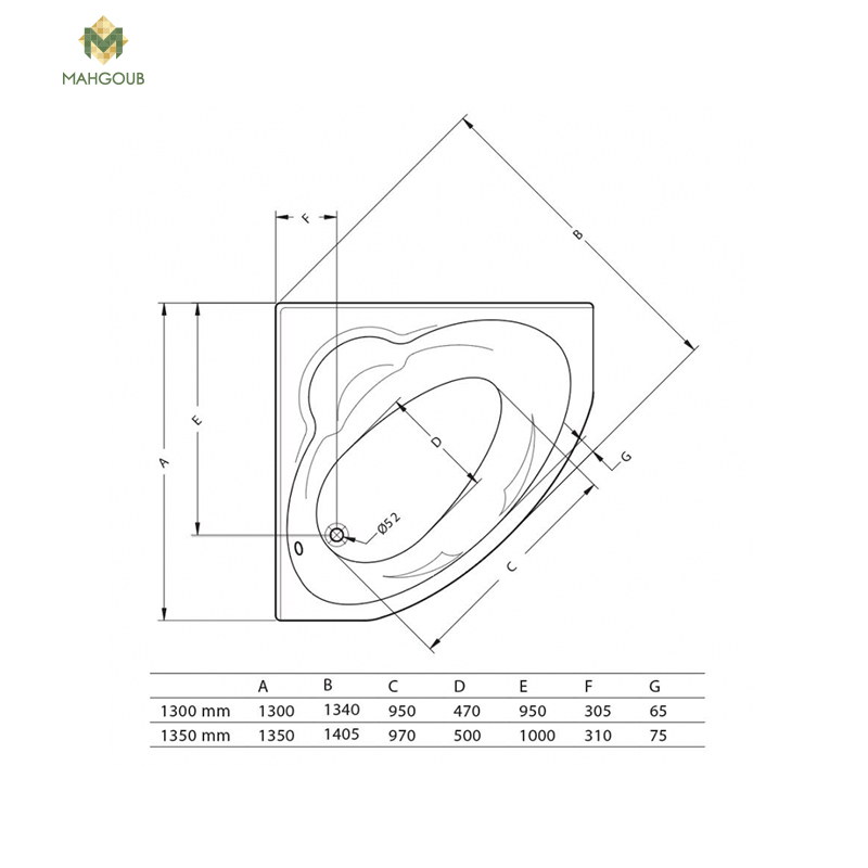 Jacuzzi duravit mallorca 8 jet shower 130x130 CM white image number 1