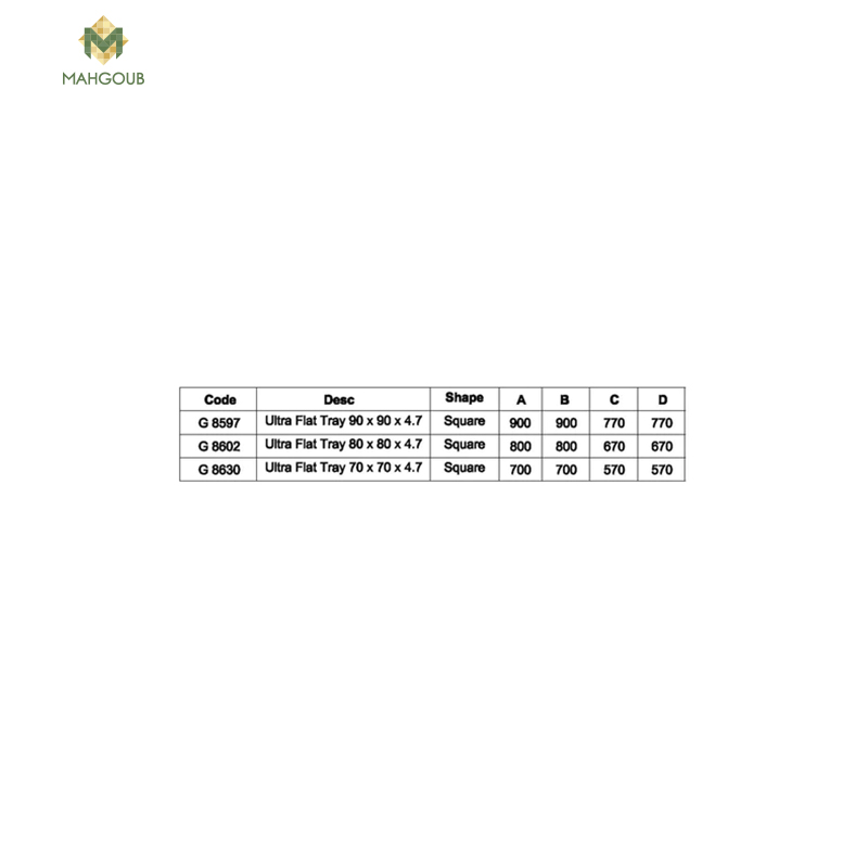 Shower tray ideal standard ultra flat 70x70 cm white image number 2