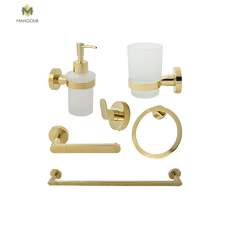 Accessories Set 6 Pieces Gold Dr-7500g image number 0