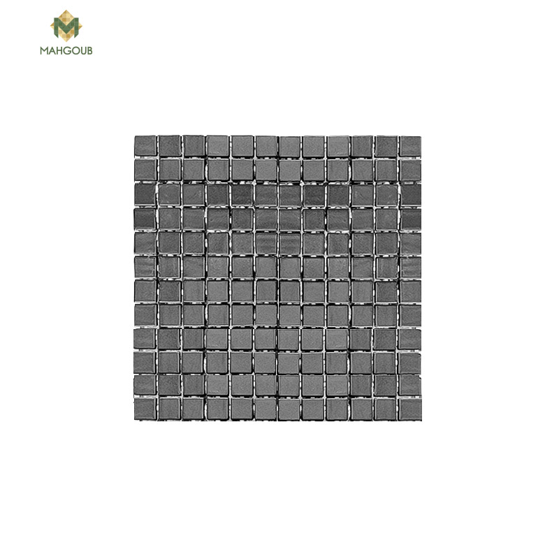 Mosaic sheet imex 31x46 cm black matt image number 0