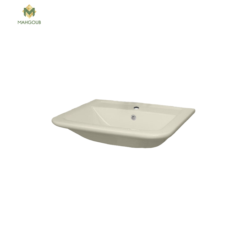 Bathroom sink sarreguemines normandy 56 cm pergamon image number 0