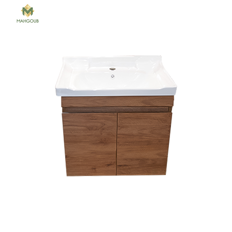 Bathroom furniture unit i.c lilu 58 cm without basin brown image number 0