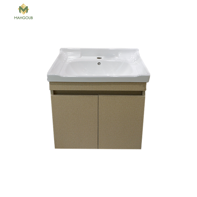 Bathroom furniture unit i.c lilu without basin beige image number 0