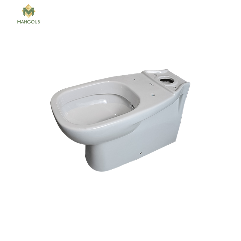 Toilet duravit d code plus white sticking to wall image number 0
