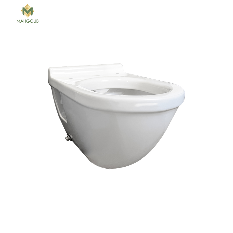 Wall mounted toilet duravit starck 3 with sprayer white with valve image number 0