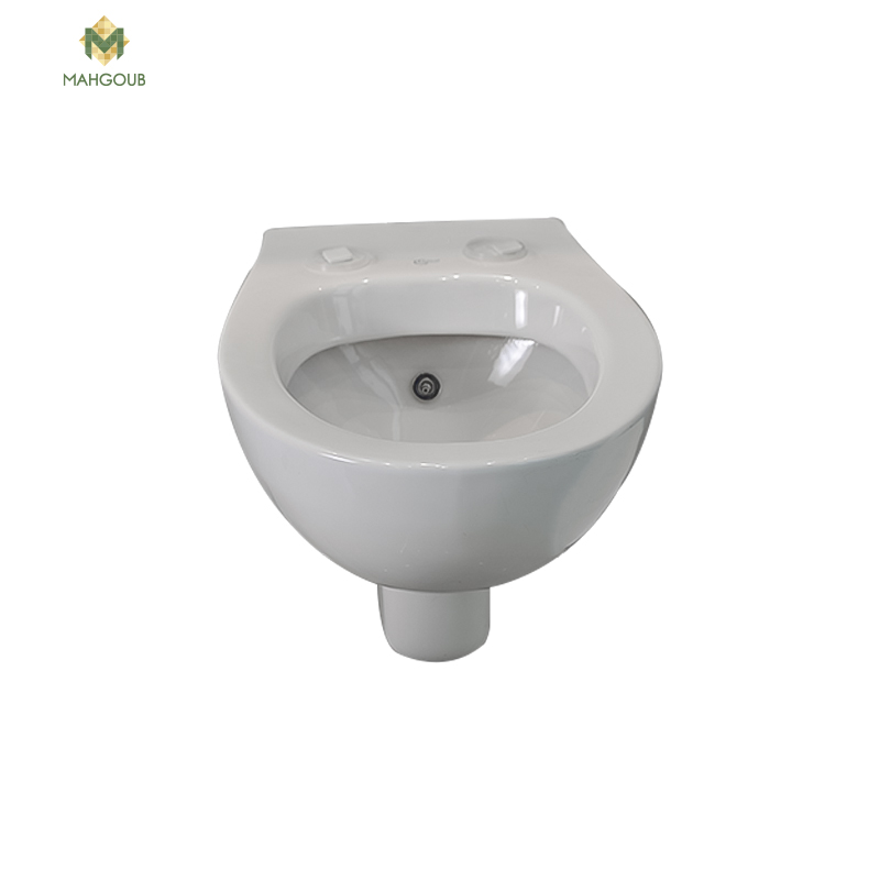 Wall mounted toilet ideal standard space with sprayer white image number 1