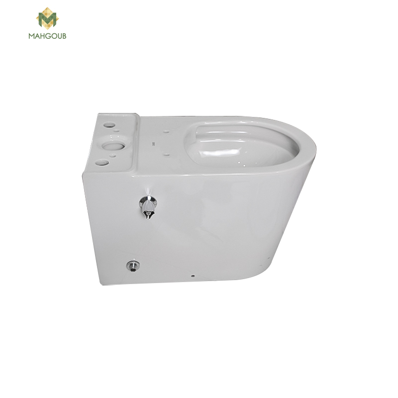 Toilet sanipure titan white sticking to wall image number 0