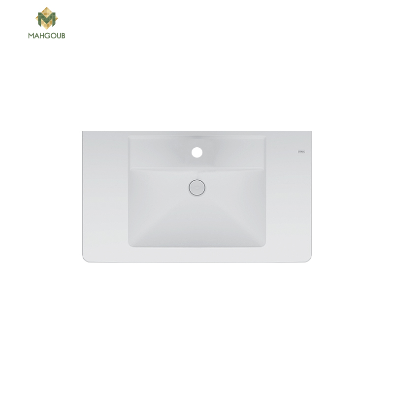 Bathroom sink for furniture unit sanipure icarus 85 cm white image number 0