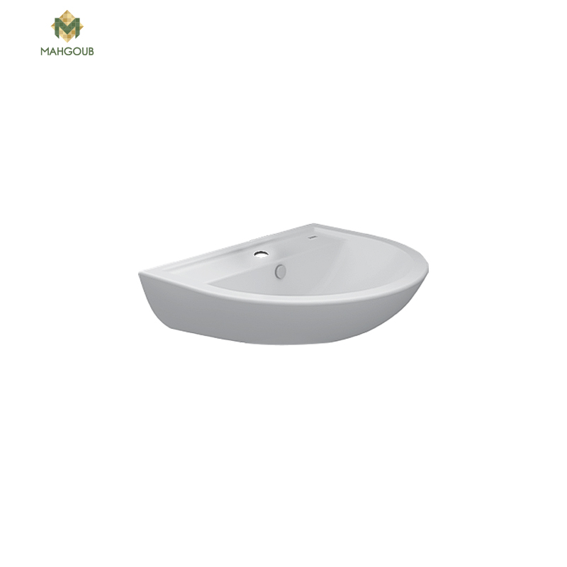 Bathroom sink sarreguemines rosetta 55 cm white image number 0