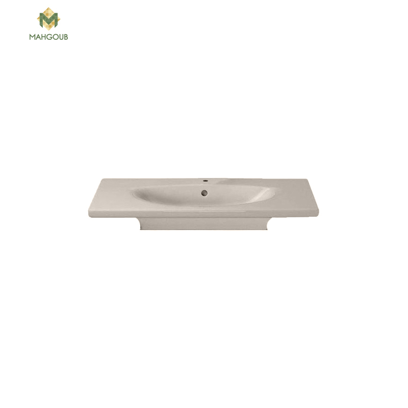 Basin for furniture bathroom unit duravit caro 140 cm pergamon image number 0