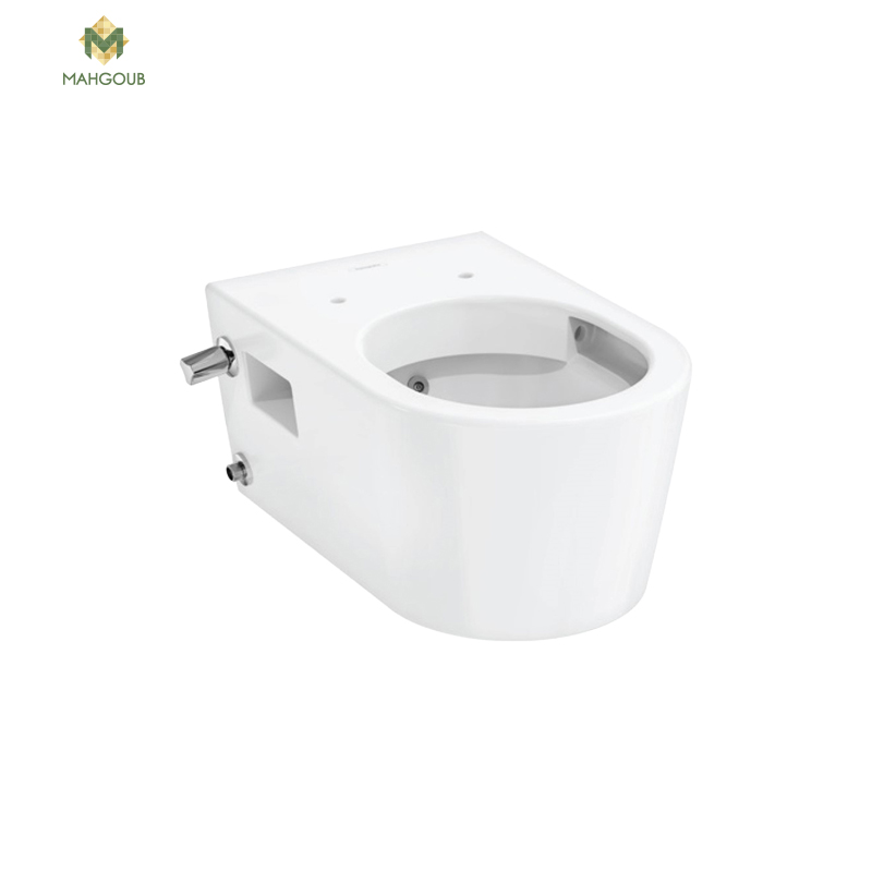 Wall mounted toilet hansgrohe capetide s hygiene glaze with toilet spray white 62017456 image number 0