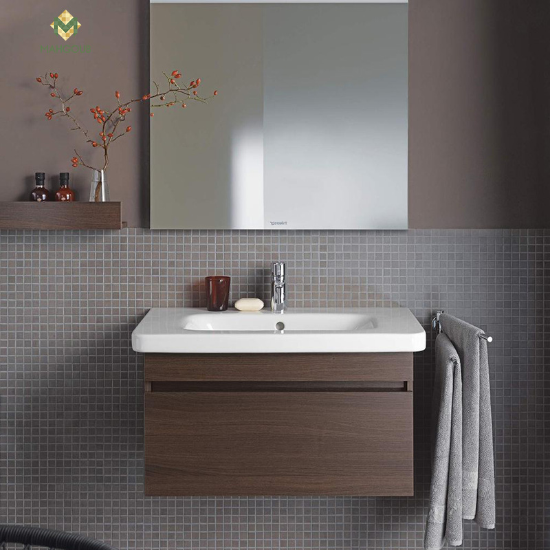 Basin for furniture unit duravit dura style 80 cm white 232080 image number 2