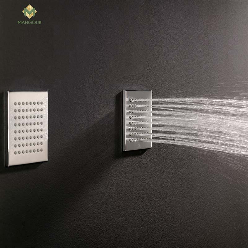 Shower Jet Noken Logic 10x10 Cm Square Chrome Glossy image number 1