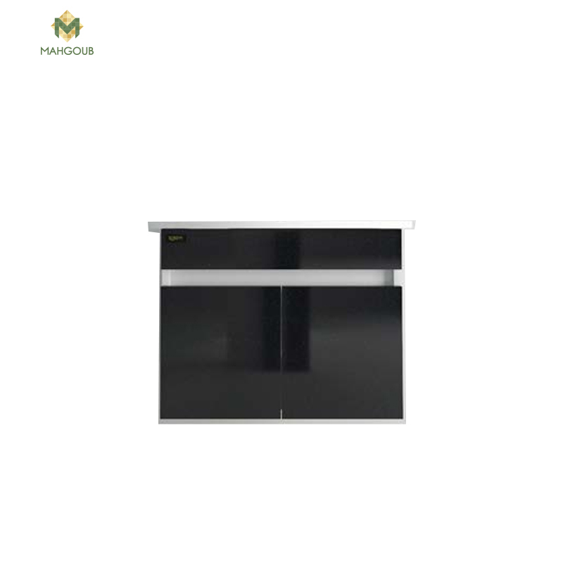 Furniture unite 60 cm with basin black b-r 6001 image number 0