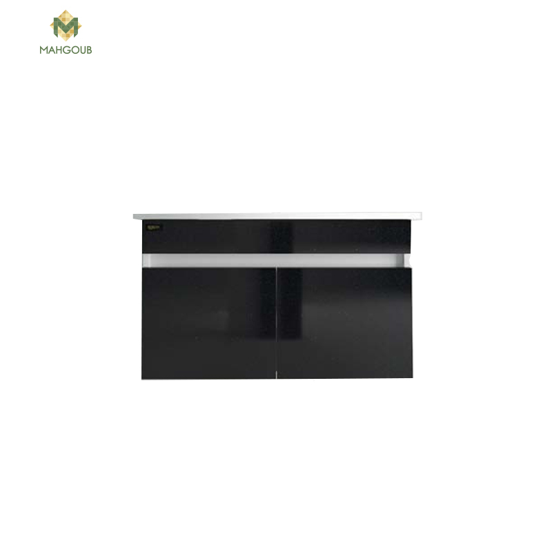 Furniture unite 80 cm with basin black b-r 8001 image number 0