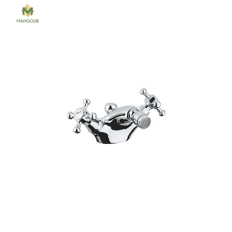 Bidet Mixer Grohe Atlanta Chrome 1 Slot With Front Shower With Pop Up Waste 24403000 image number 0