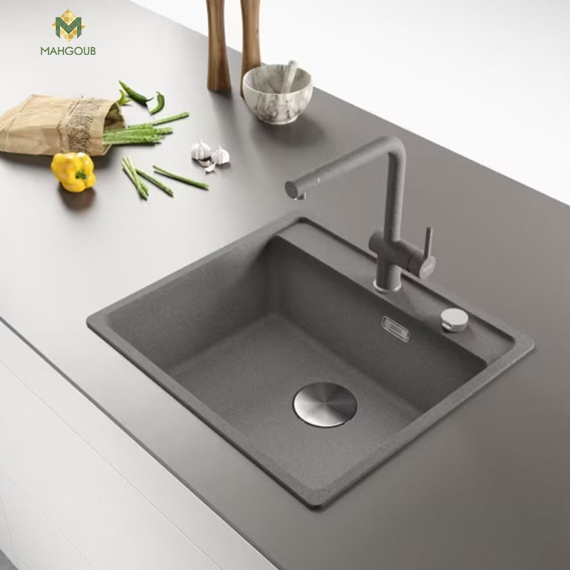 Granite Kitchen Sink Franke 43*55 Cm Grey 1 Slot With Pop Up Waste And Drainge With overflow114.0661.644 image number 1
