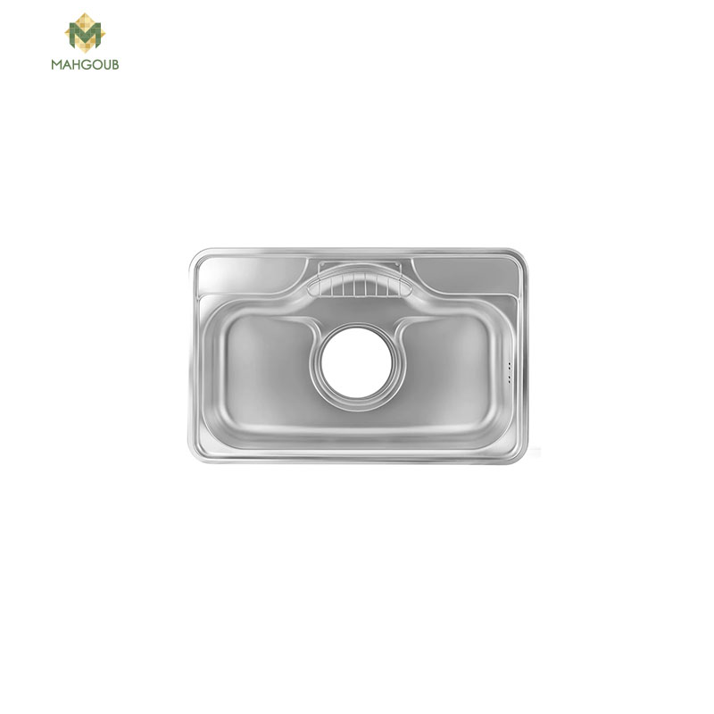 Sink Pot Cico Jumbo drainage 48*75cm without Strainer Stainless SteelCduc-750 image number 0
