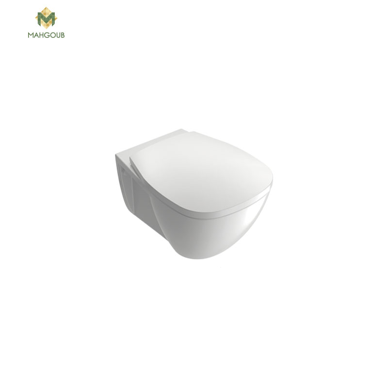 Wall Mounted Toilet White Ville Smart White With Cold Toilet Sprayer without cover seat image number 0