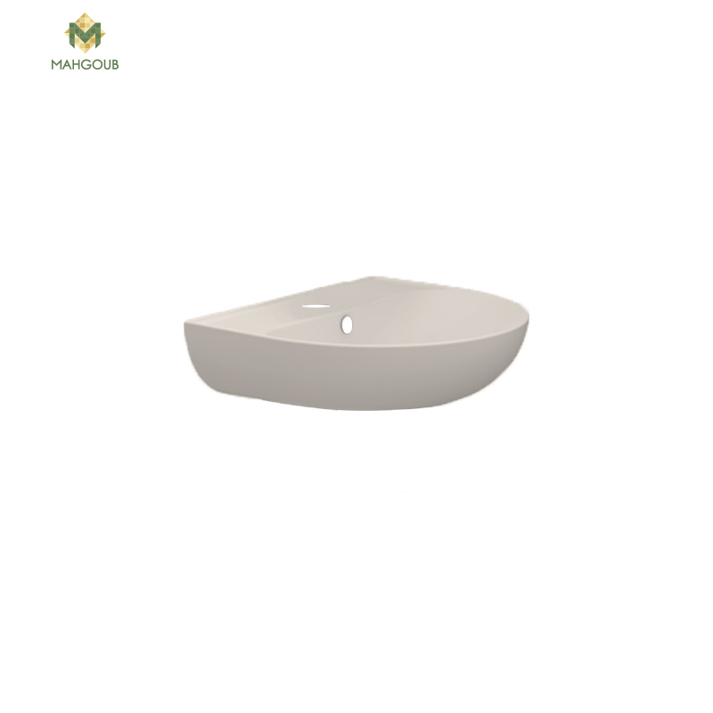 Basin sanipure vega 60 cm with mixer hole pergamon 2303600100 image number 0