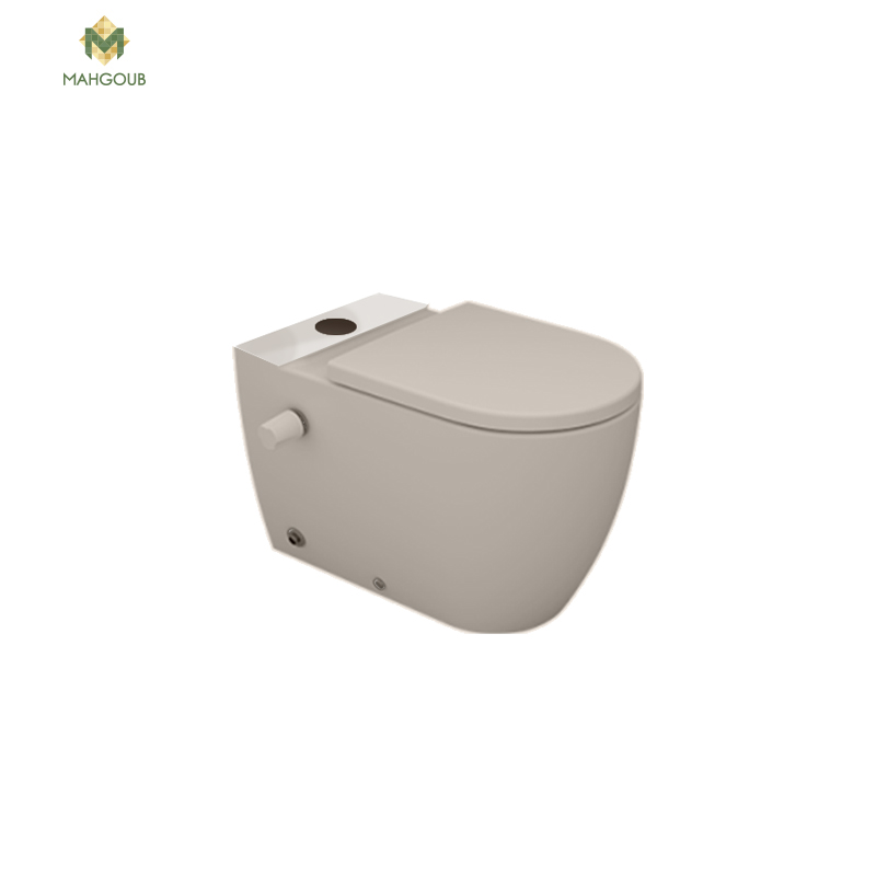 Sticking to wall toilet sanipure vega with toilet shower and drain p/s pergamon with out toilet cover 2103490178 image number 0