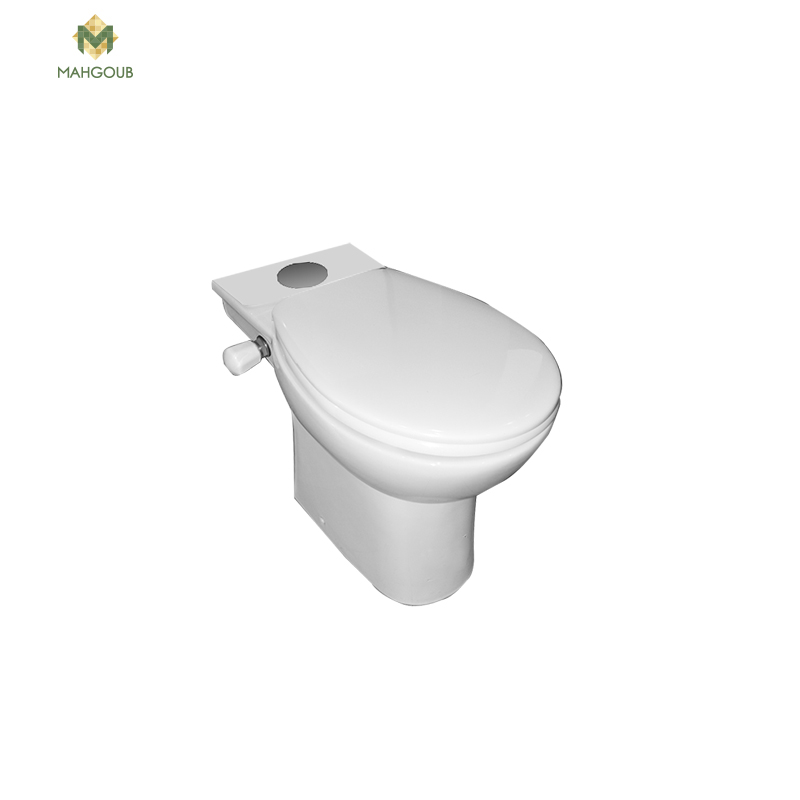 Toilet Duravit Emilia With Drainage Of The Shape Of The P In The With Sprayer without toilet seat cover White 205949 image number 0