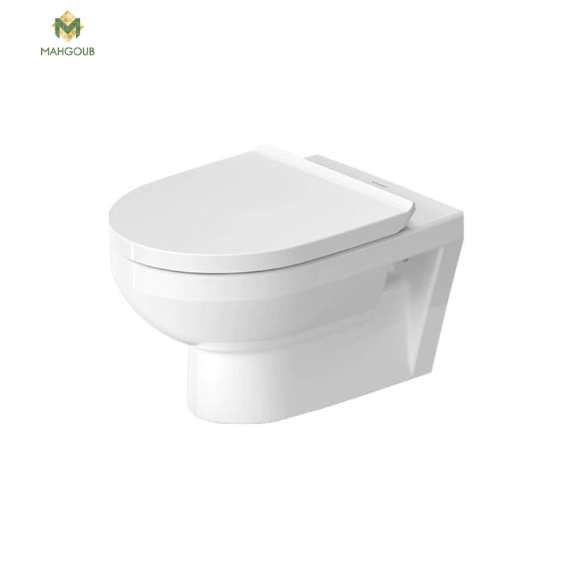 Wall mounted toilet set duravit no-1 white with toilet seat cover