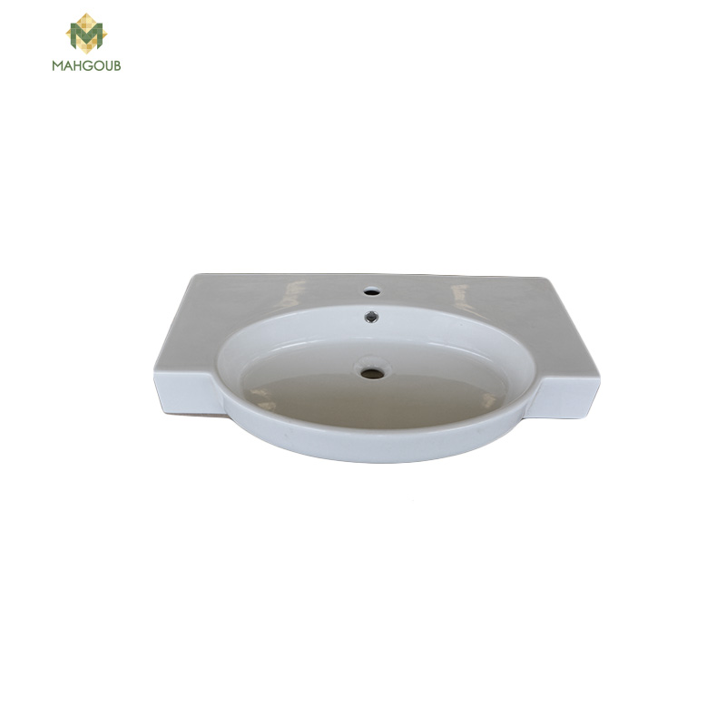 Basin DUO 80 cm for furniture unite WHITE 15110 image number 0